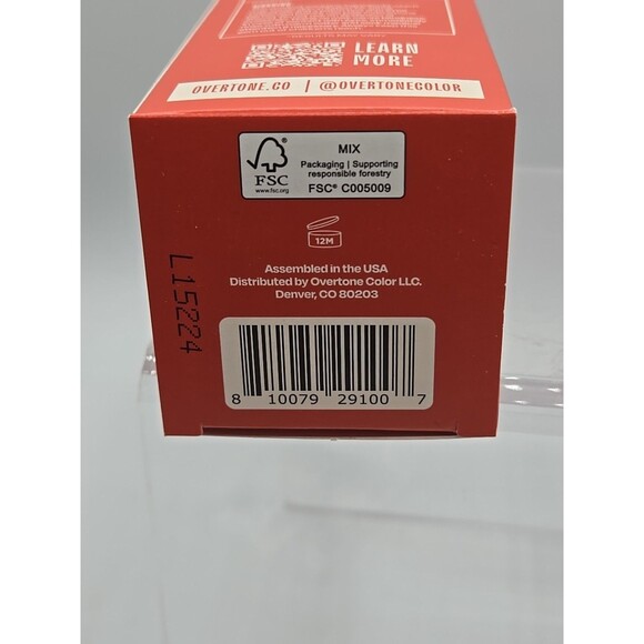 Overtone Color Depositing Treatment Mask - Golden Rose 4.5 Oz.  For Brown Hair - Picture 9 of 9